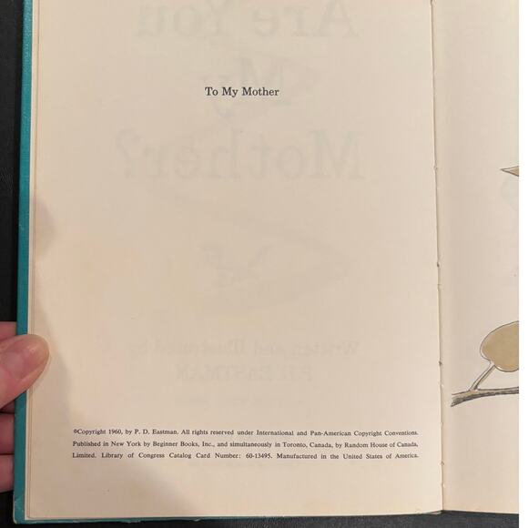 VTG Lot of 2 P.D. Eastman Books - First Book Club Editions - 1950's - 60's - Picture 4 of 5